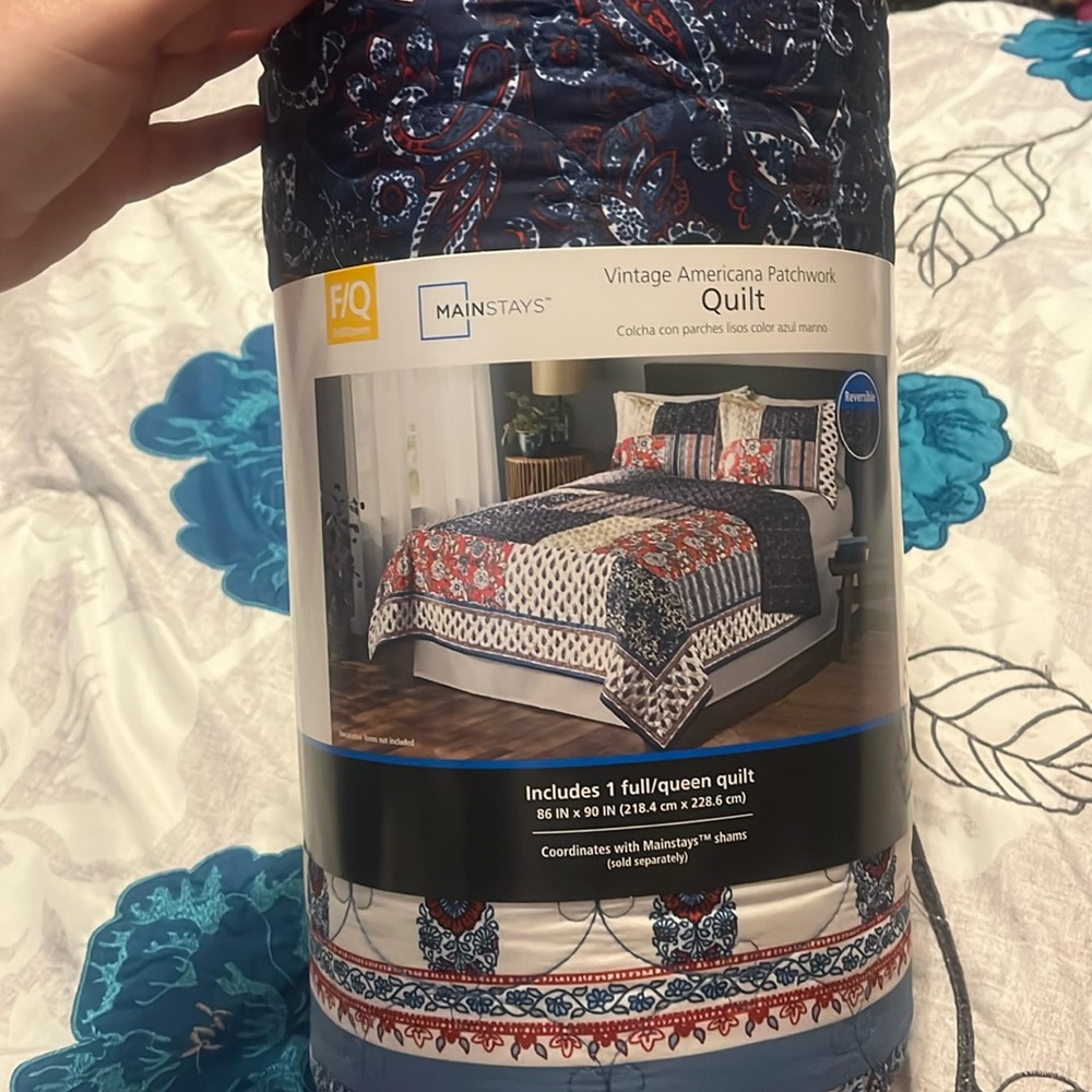 Mainstays Vintage Americana Full/Queen Quilt